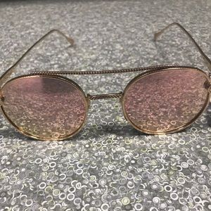 Fashion Eyewear Mirror Rose Tone Lenses